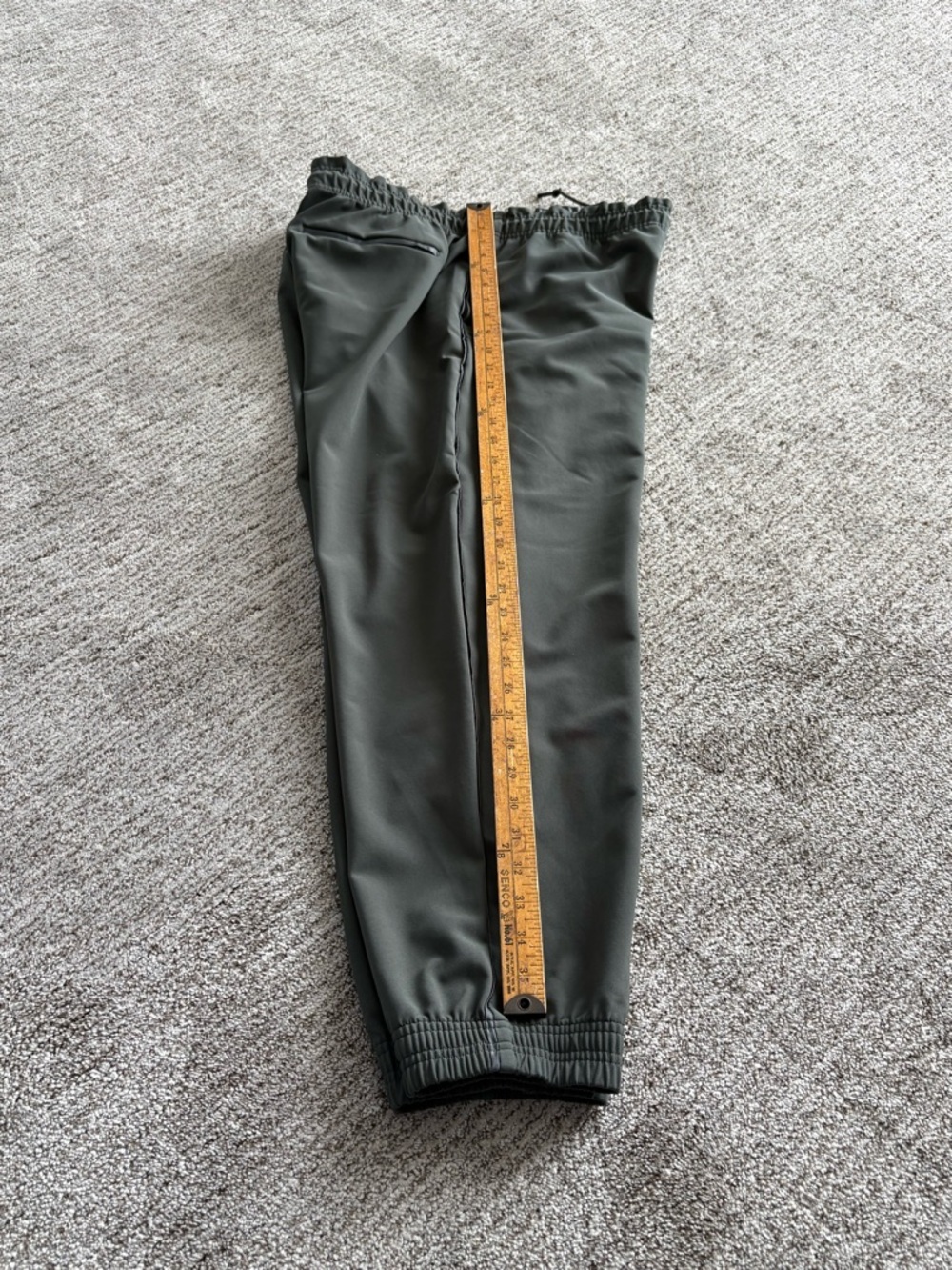 Athleta Dusty Green Jogger Pants - Elastic Waist & Cuffs: Like New